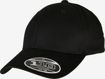 Casquette Flexfit en noir : devant