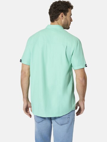 BABISTA Regular fit Button Up Shirt 'Stefzite ' in Green