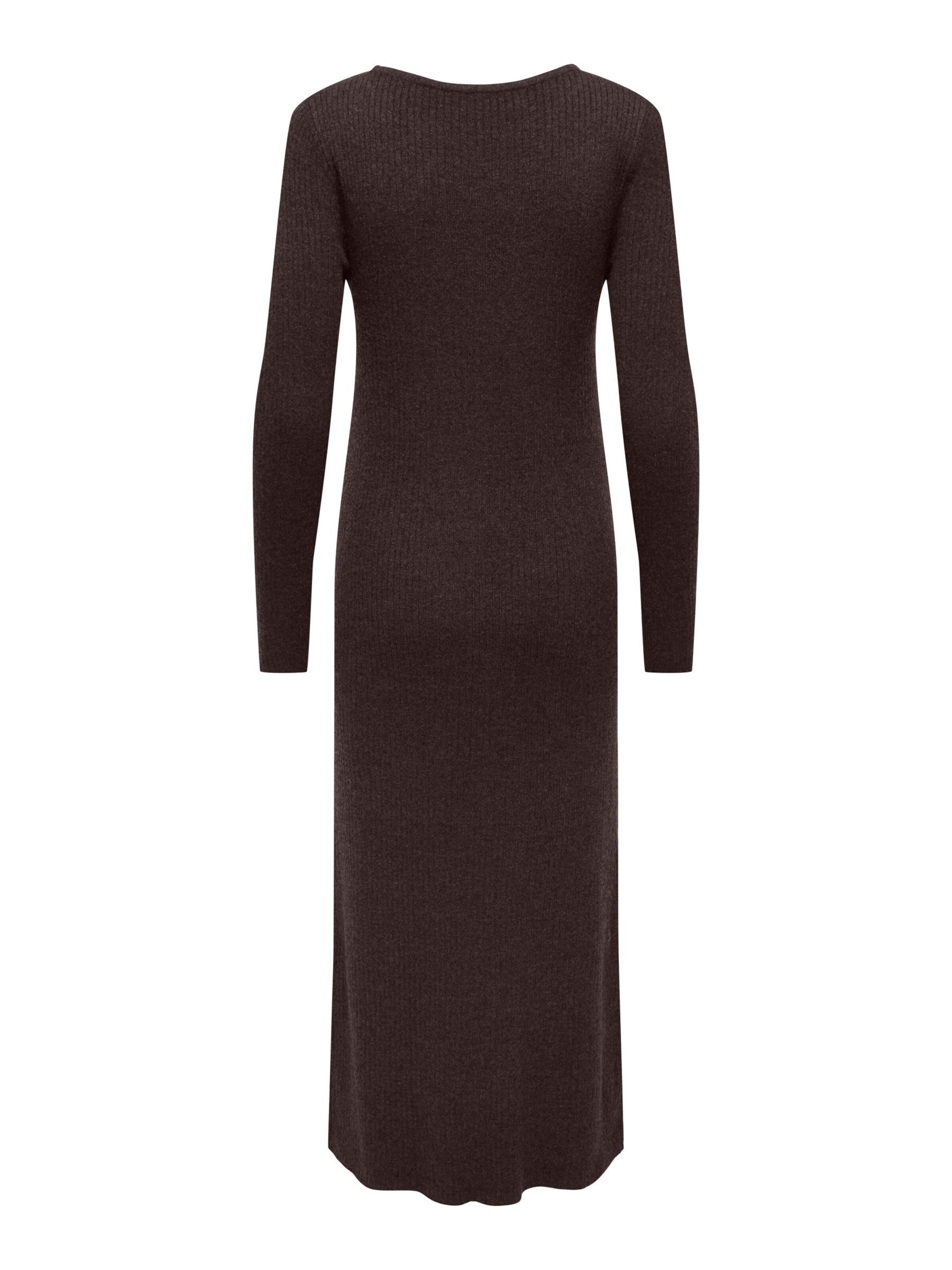 Only Maternity Knitted dress 'OLMTiara' in Brown