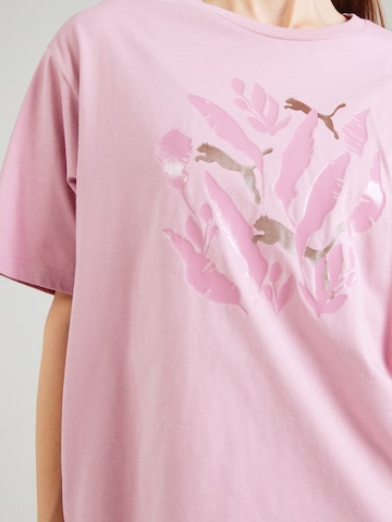 Tricou funcțional de la PUMA pe roz