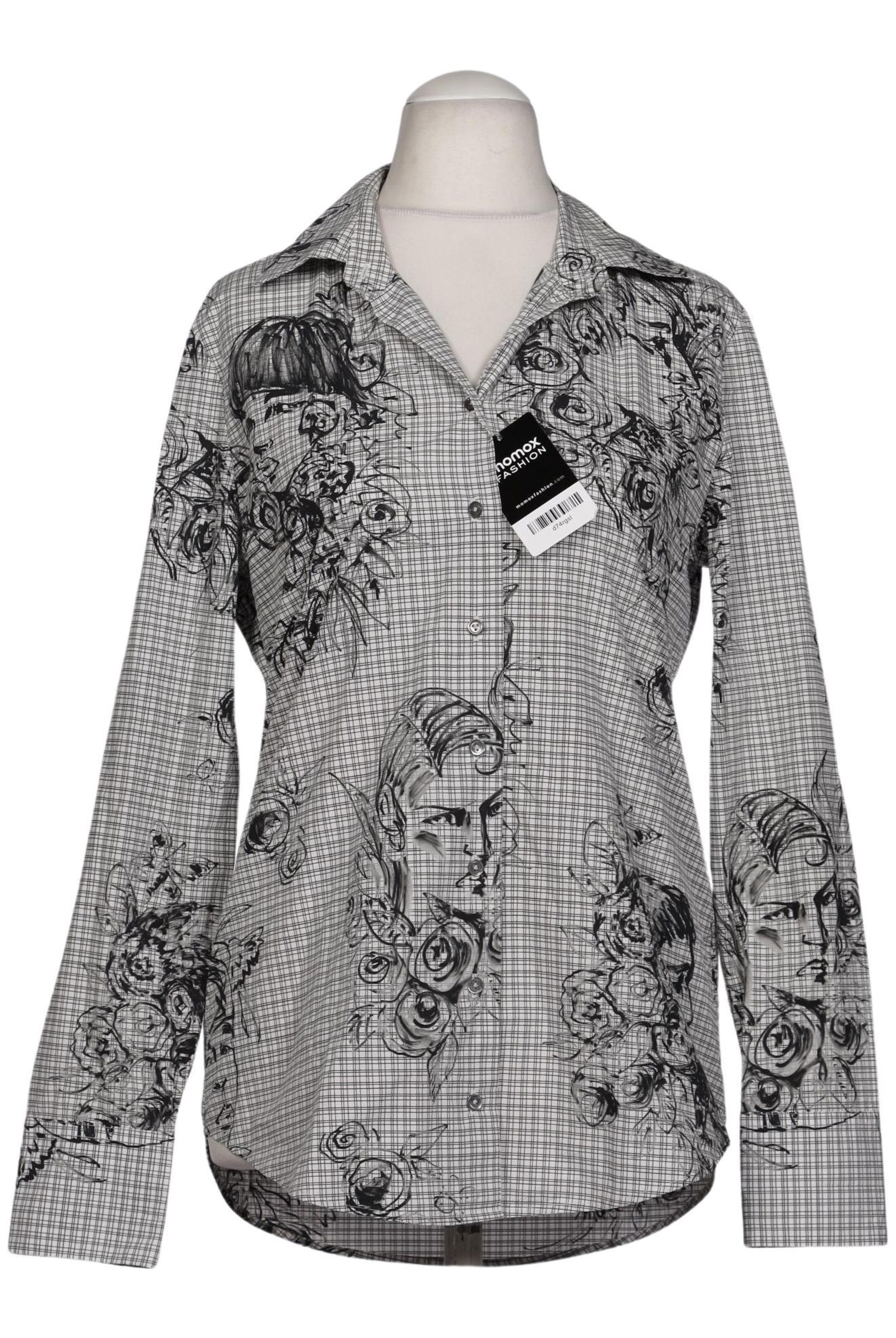 Van Laack Bluse M in Grau: Vorderseite