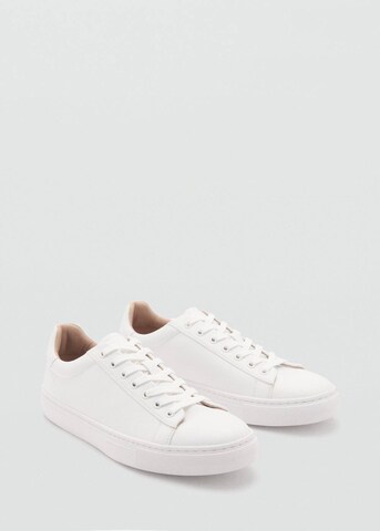 MANGO MAN Sneakers in Weiß