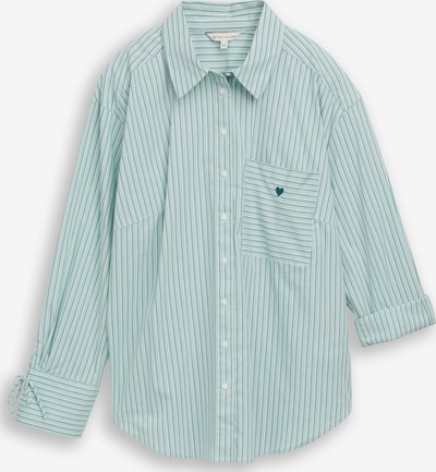 Palaidinė iš Tom Tailor Women +, spalva – šviesiai mėlyna / smaragdinė spalva / balta, Prekių apžvalga