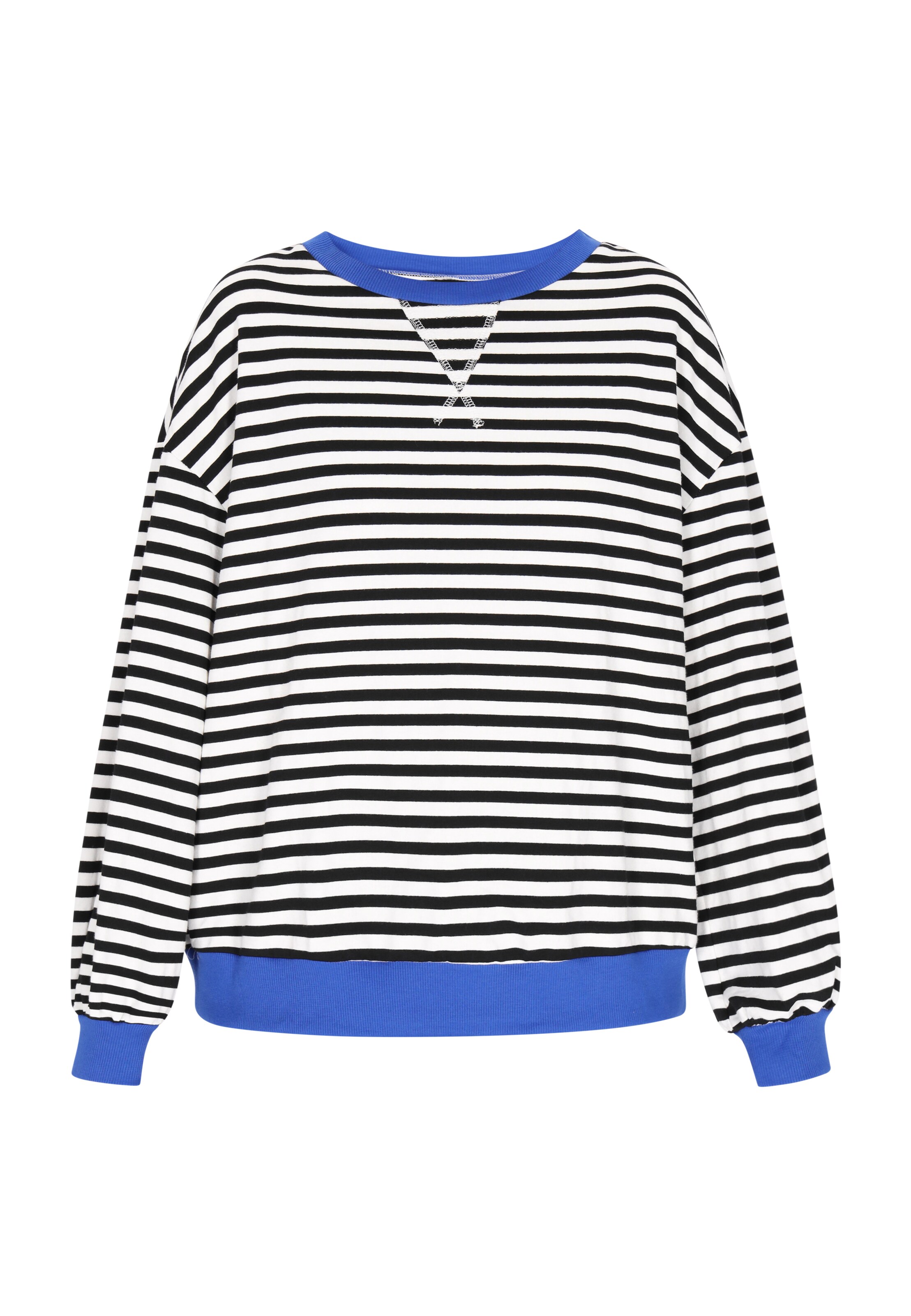 swirly Μπλούζα φούτερ σε μαύρο: μπροστά