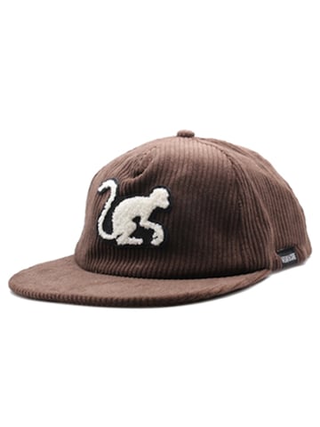 Cappello da baseball sportivo di Surf Monkey in marrone: frontale