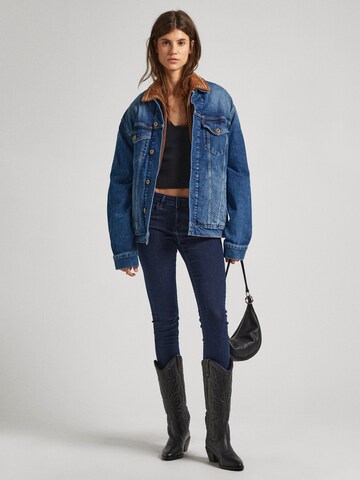 Pepe Jeans Скинни Джинсы в Синий