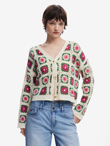 Desigual - Cárdigan en blanco: frente