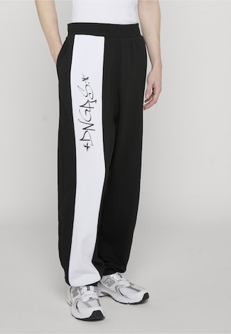 Loosefit Pantaloni di Dangerous DNGRS in nero: frontale
