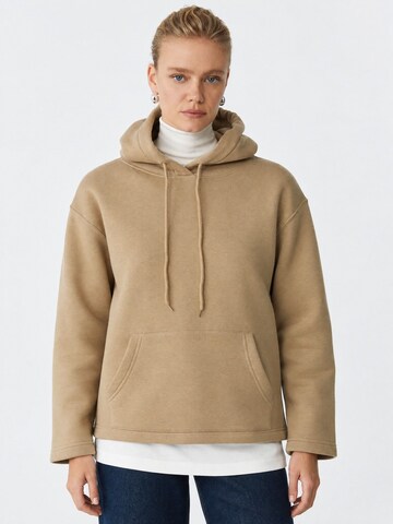 Sweat-shirt Ethiquet en marron