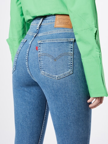LEVI'S ® Skinny Jeans '721™ High Rise Skinny Split Hem' i blå