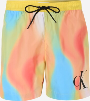 Calvin Klein Swimwear - Calções de banho em mistura de cores: frente