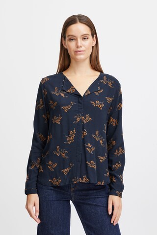 b.young Blouse 'Josa' in Blue: front