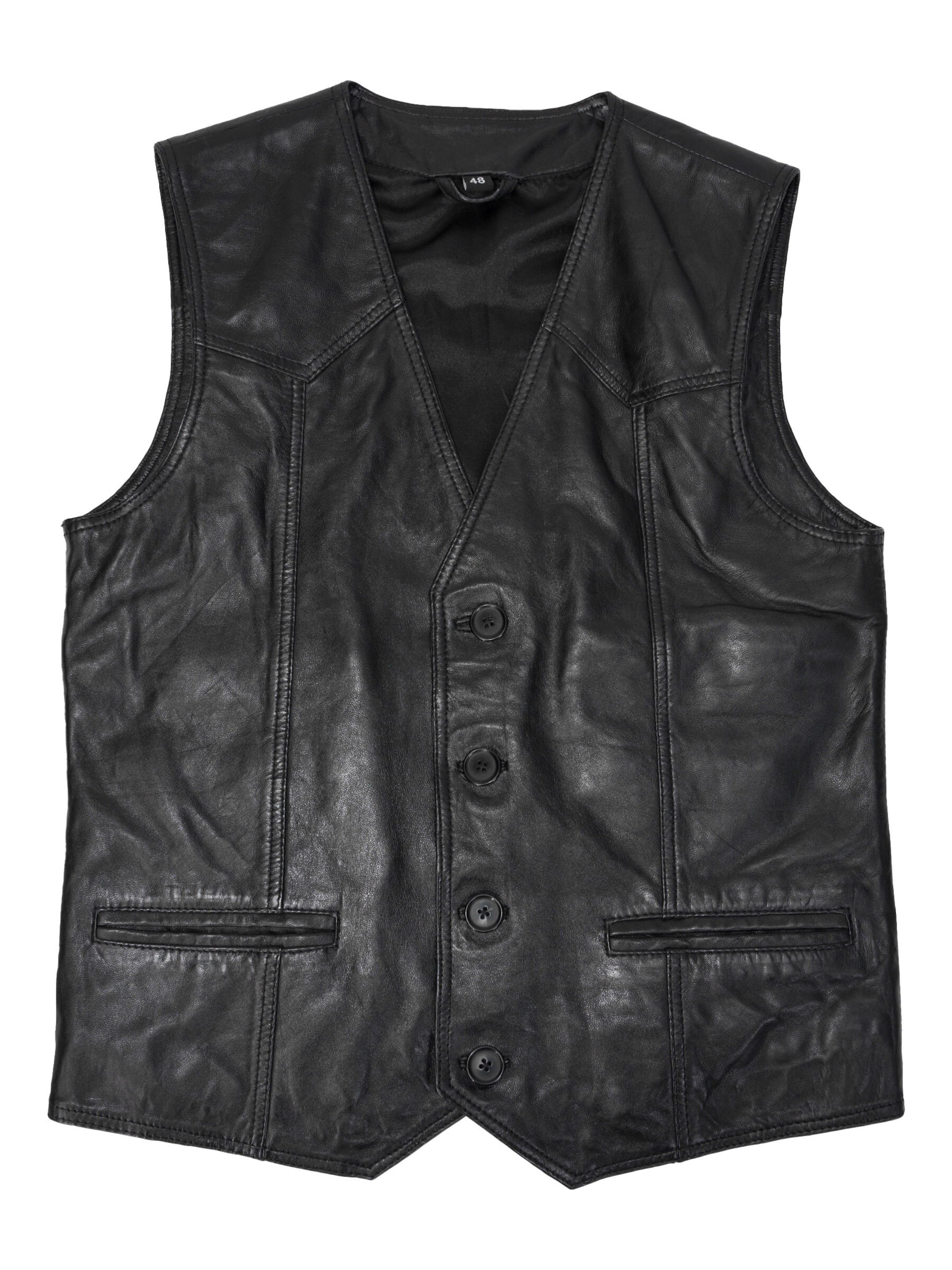 LOLUS Weste 'Ludwig' in Schwarz