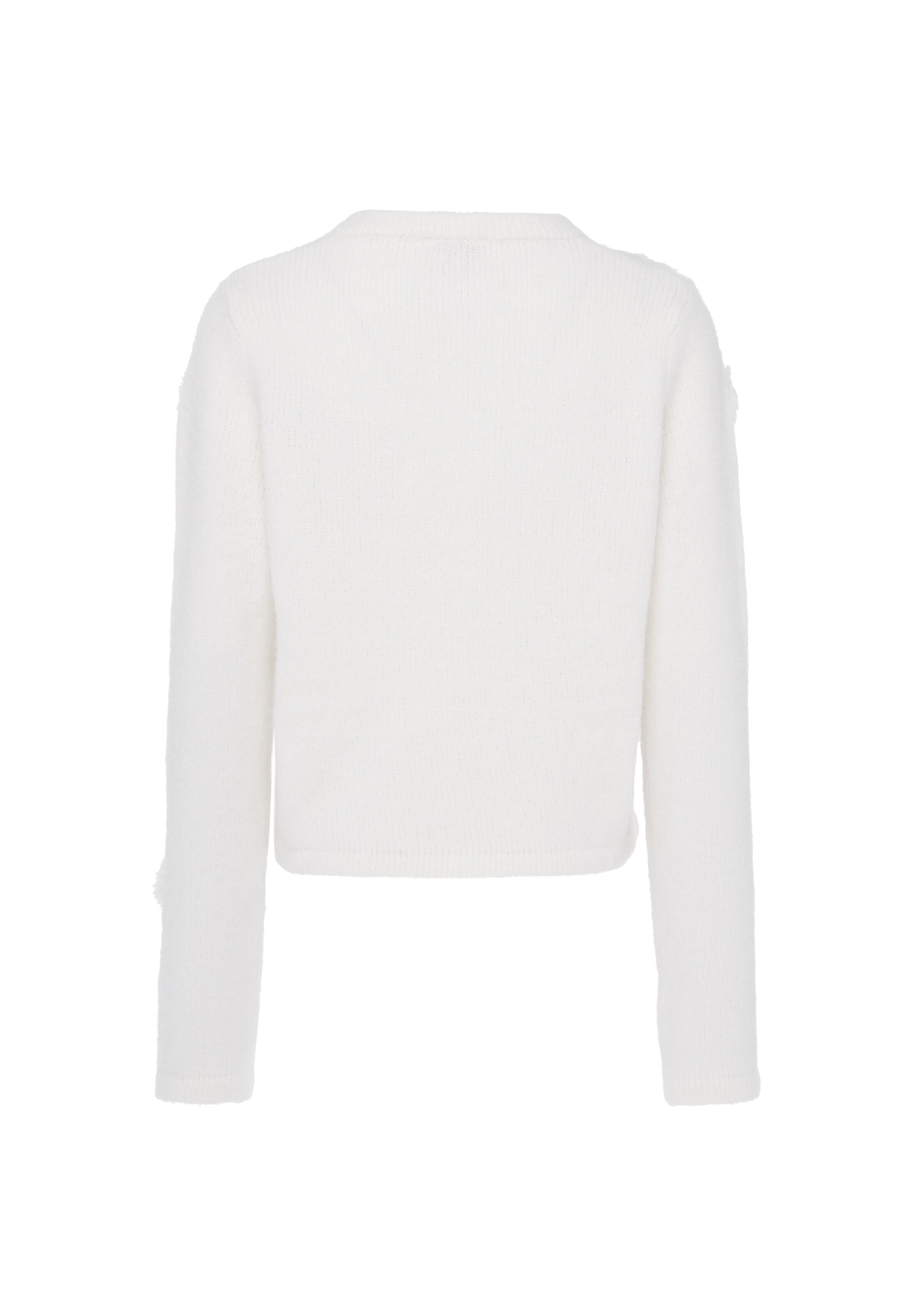 IZIA Knit Cardigan in White