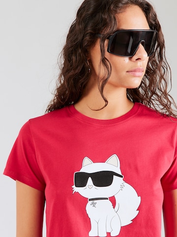 Karl Lagerfeld Shirt 'Ikonik 2.0' in Red