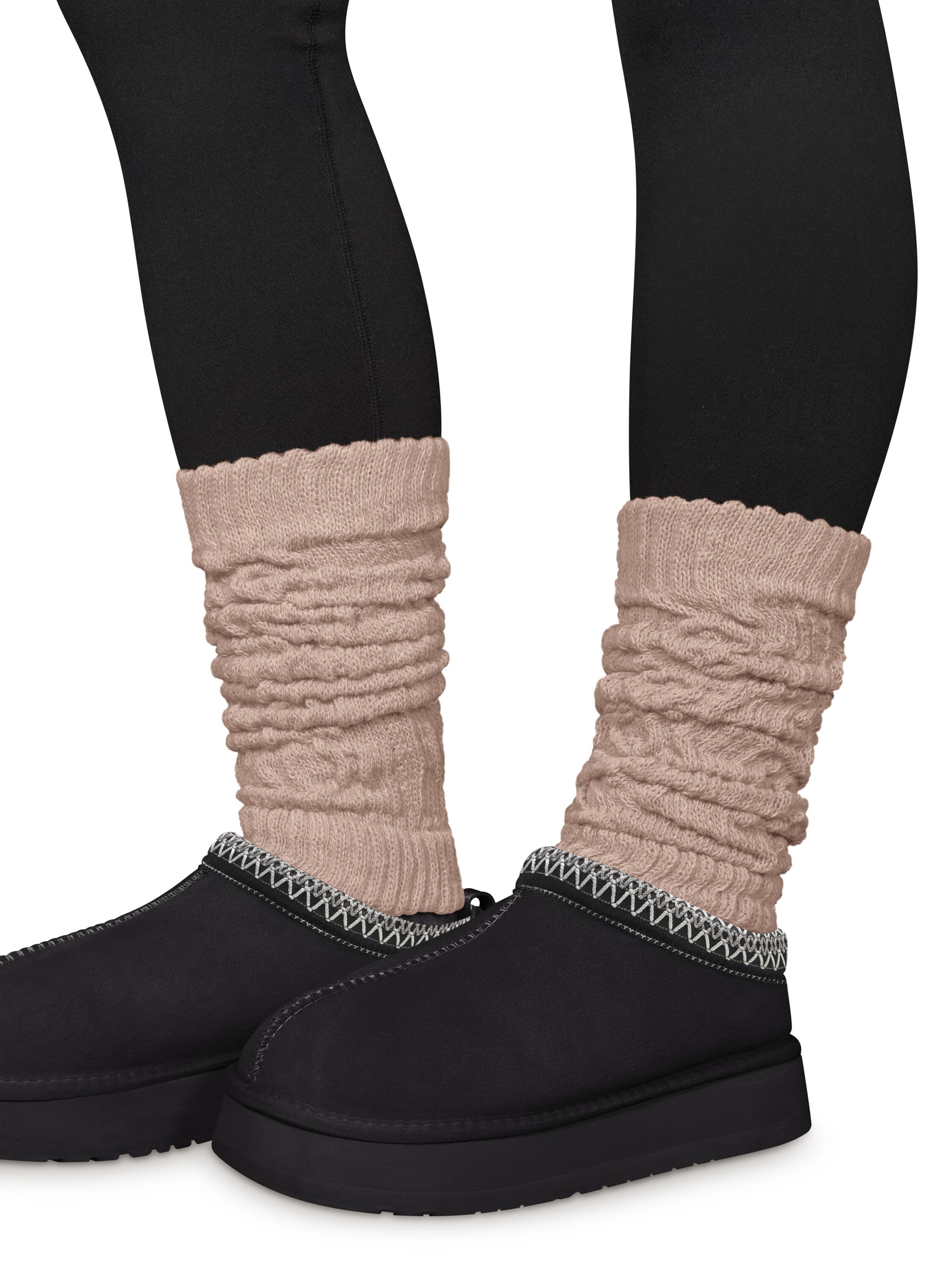 Manchettes normani en beige