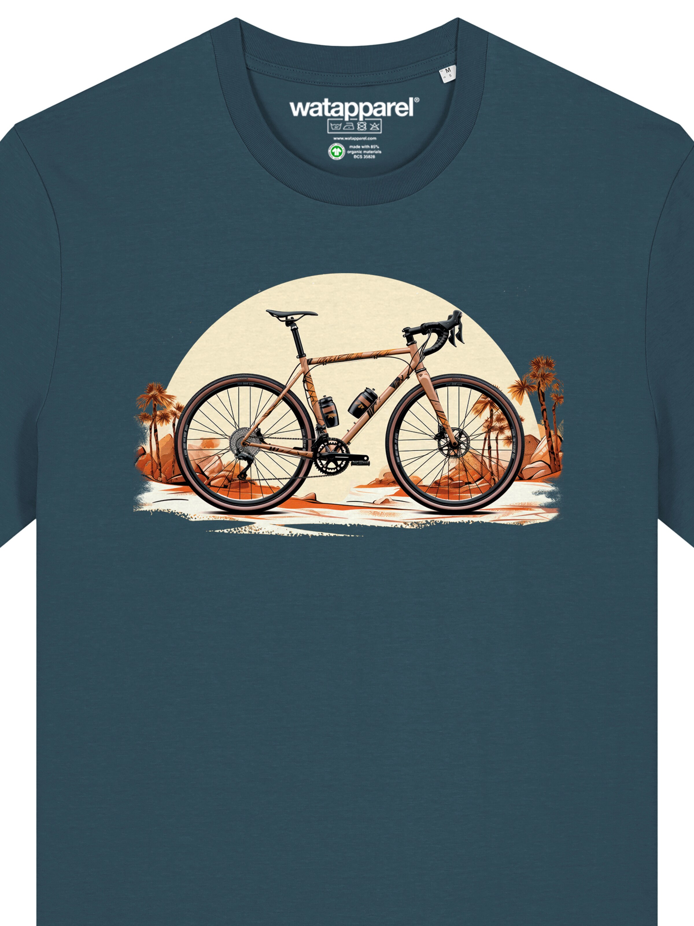 Watapparel Shirt 'Gravelbike' in Groen