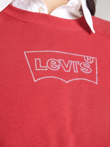 LEVI'S ®Sweater majica 'Graphic Everyday Crew Sweatshirt' - crvena boja