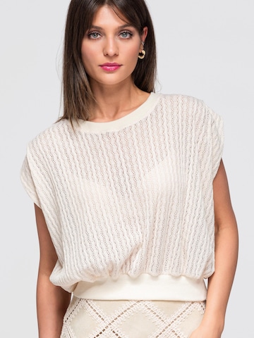 Ombre Blus i beige
