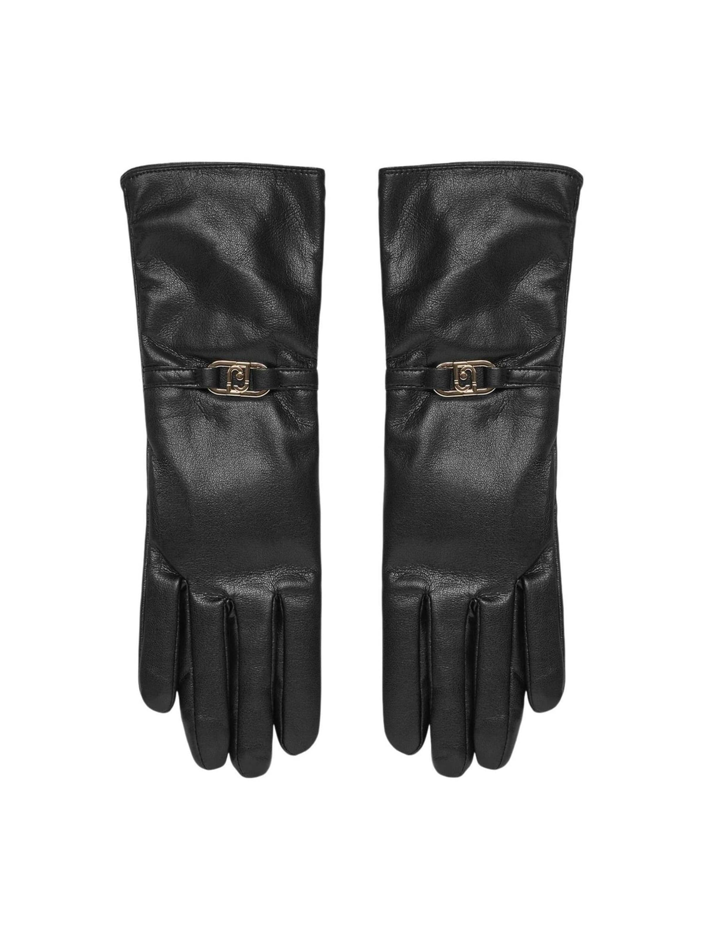 Mezzoguanti 'ECO GLOVES 2F6054 E0002' di Liu Jo in nero: frontale