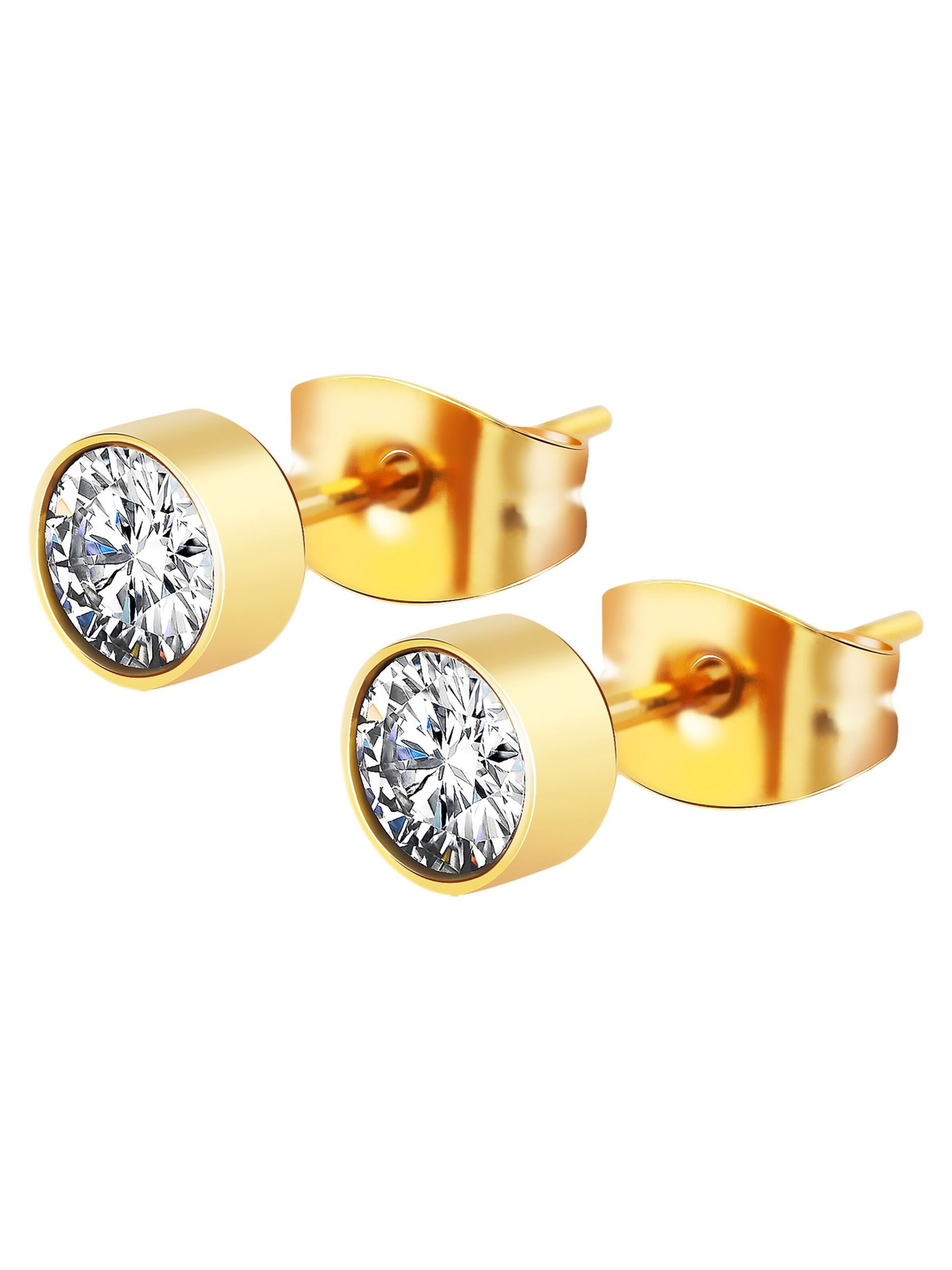 Akzent Ohrringe 'Beldana, langlebig' in Gold