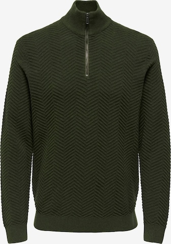 Only & Sons - Jersey 'ONSMace' en verde: frente