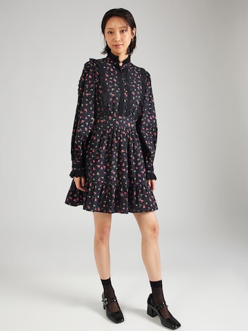 Y.A.S Shirt Dress 'SIV' in Black: front