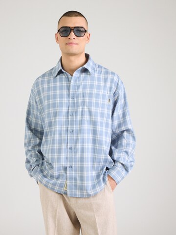 Woodbird Классический крой Рубашка 'Jong' в Синий: спереди