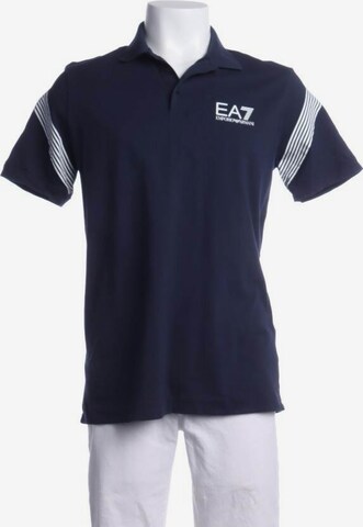 Emporio Armani Poloshirt L in Blau: predná strana