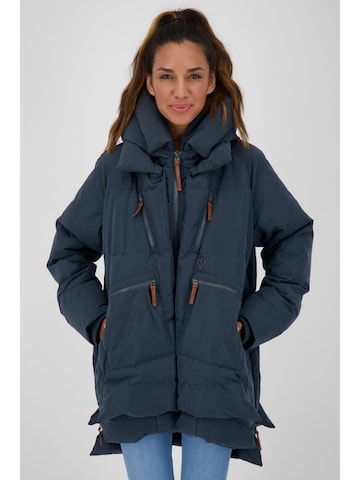alife & kickin Winterjacke 'JuanitaAK'‌‌‌‌ in Blau: Vorderseite
