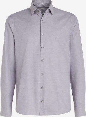 Calvin Klein Slim fit Business Shirt in Purple: front