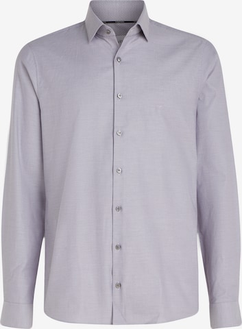 Calvin Klein Slim fit Business Shirt in Purple: front