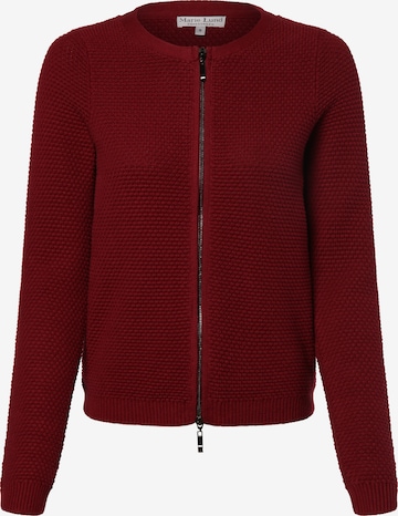 Marie Lund Knit Cardigan in Red: front