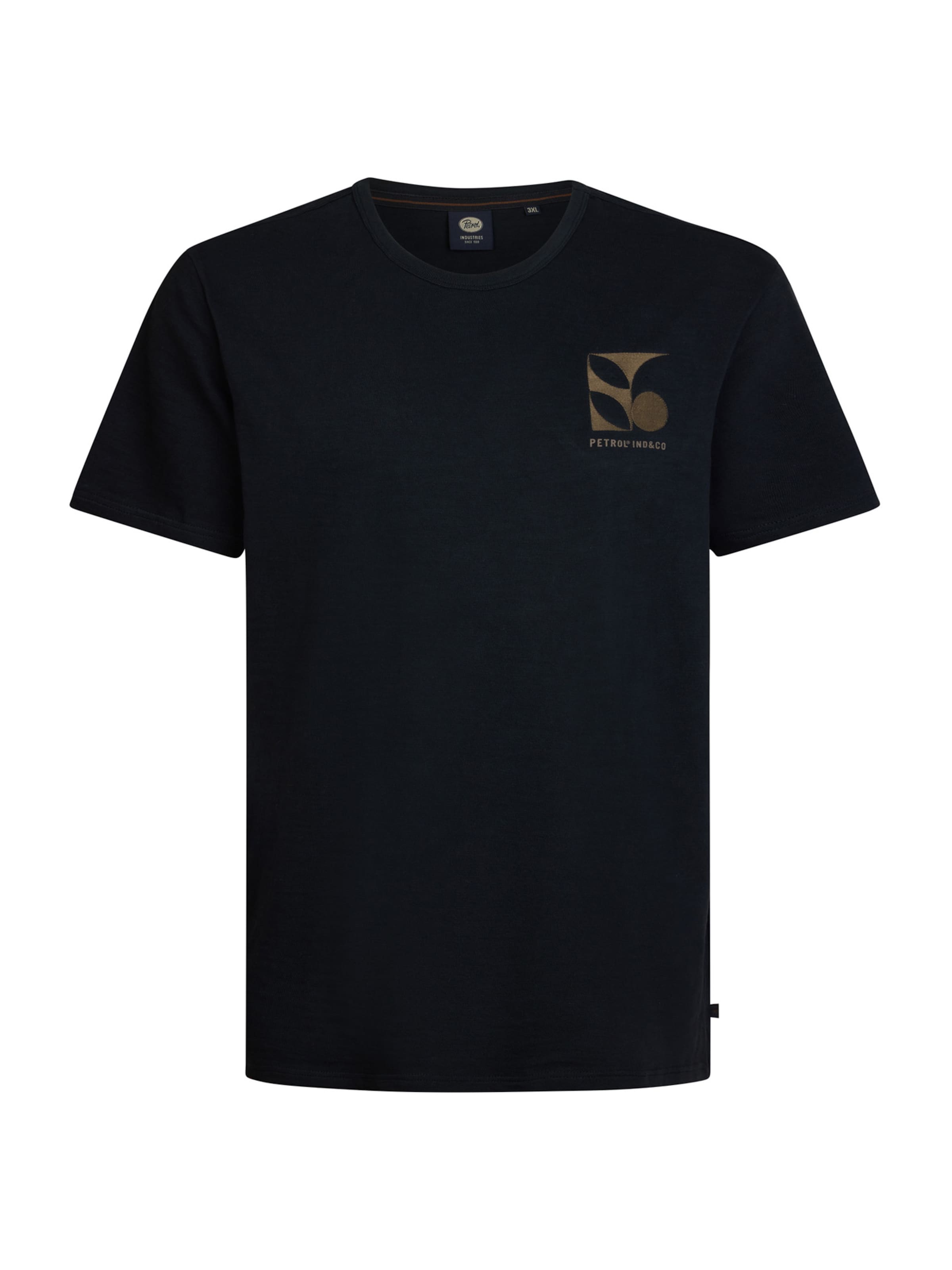 T-Shirt Petrol Industries en noir : devant
