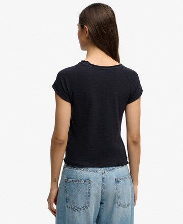 Superdry & Co Shirt 'Athletic Essentials Slub' in Blue