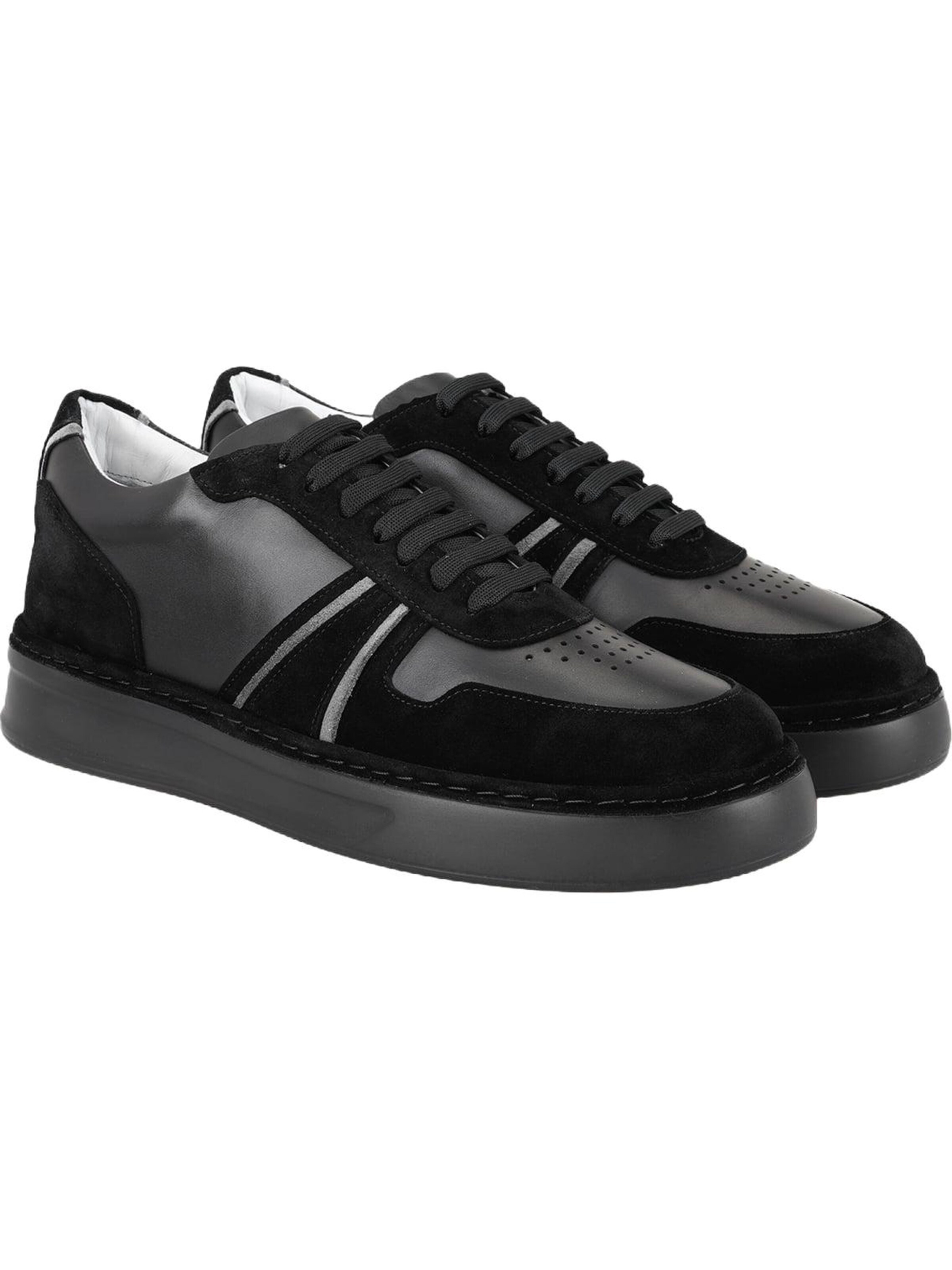 Desa Slip-on 'Schnürschuhe' in Black: front