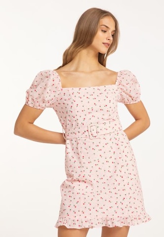 MYMO Summer Dress in Pink: front