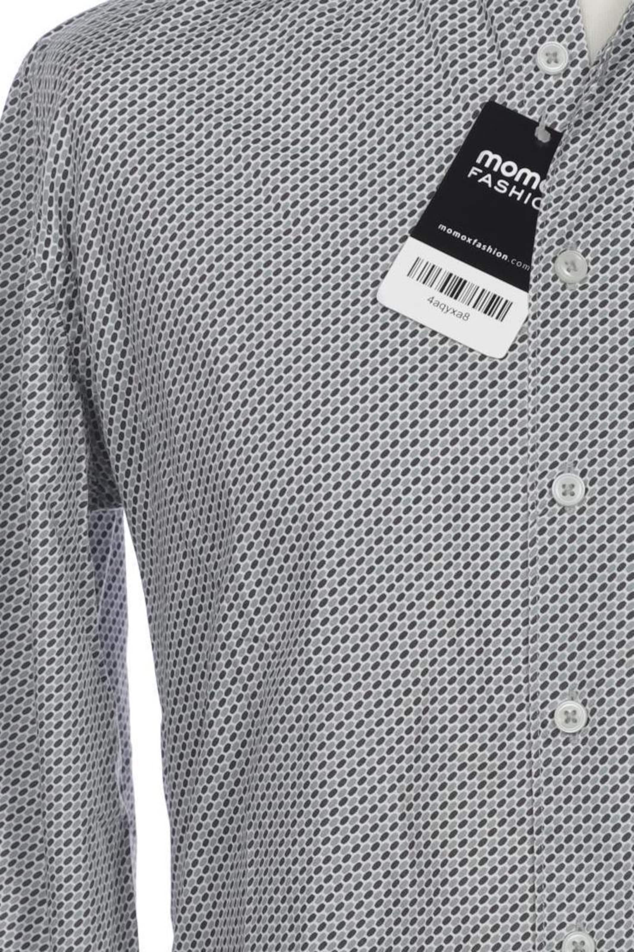 MANGO Button Up Shirt in M in Grey