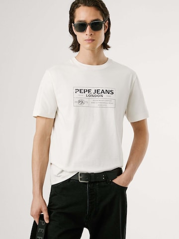 Maglietta 'Tharky' di Pepe Jeans in bianco