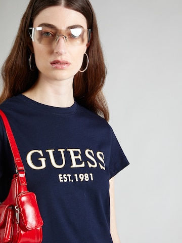 GUESS Shirt 'NYRA' in Blauw