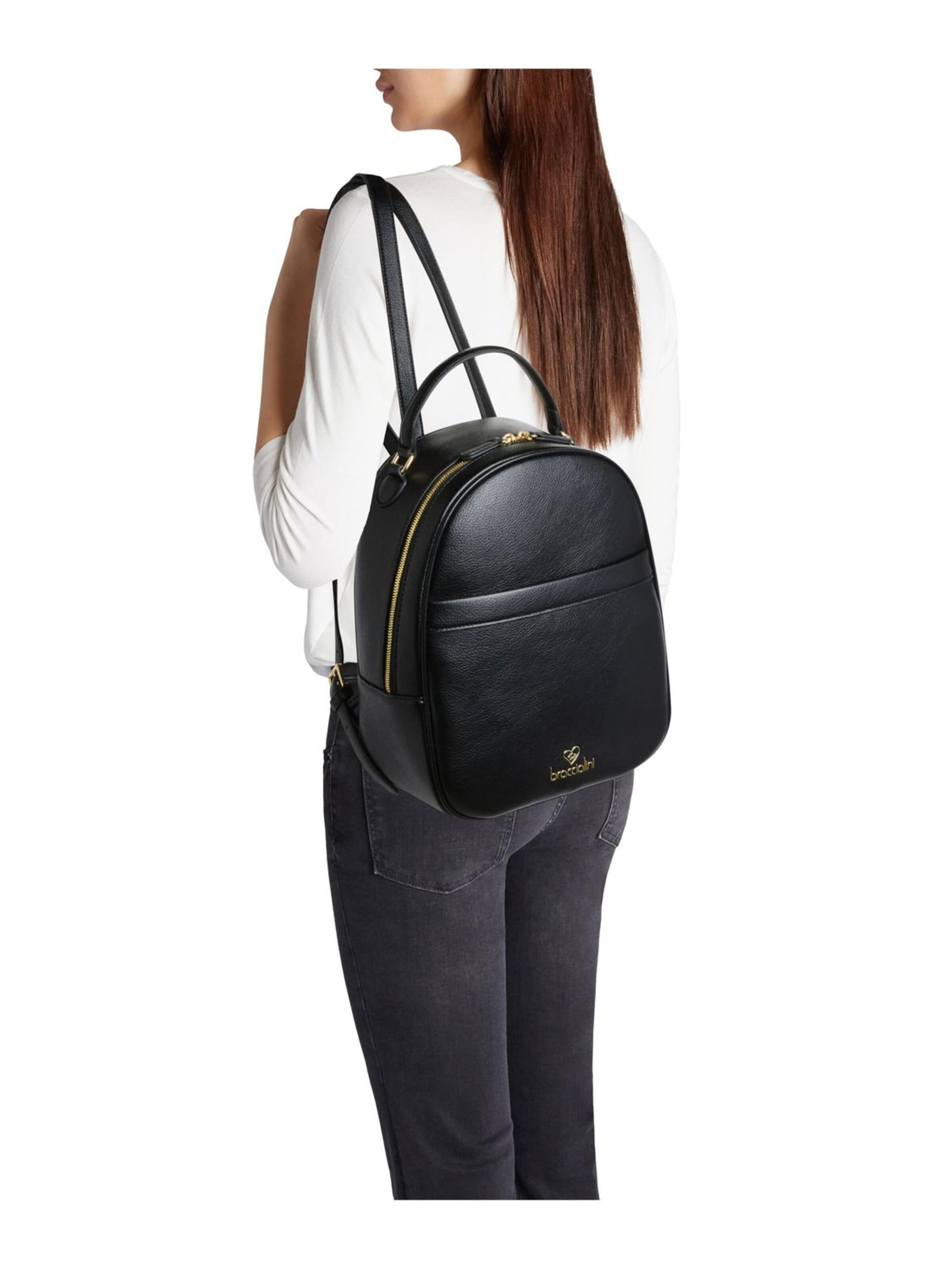 Braccialini Rucksack 'Amy'‌‌ in Schwarz: Vorderseite