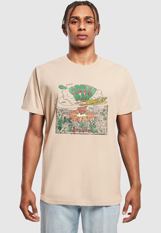 Merchcode T-Shirt 'Green Day Dookie Cover' in Beige: Vorderseite
