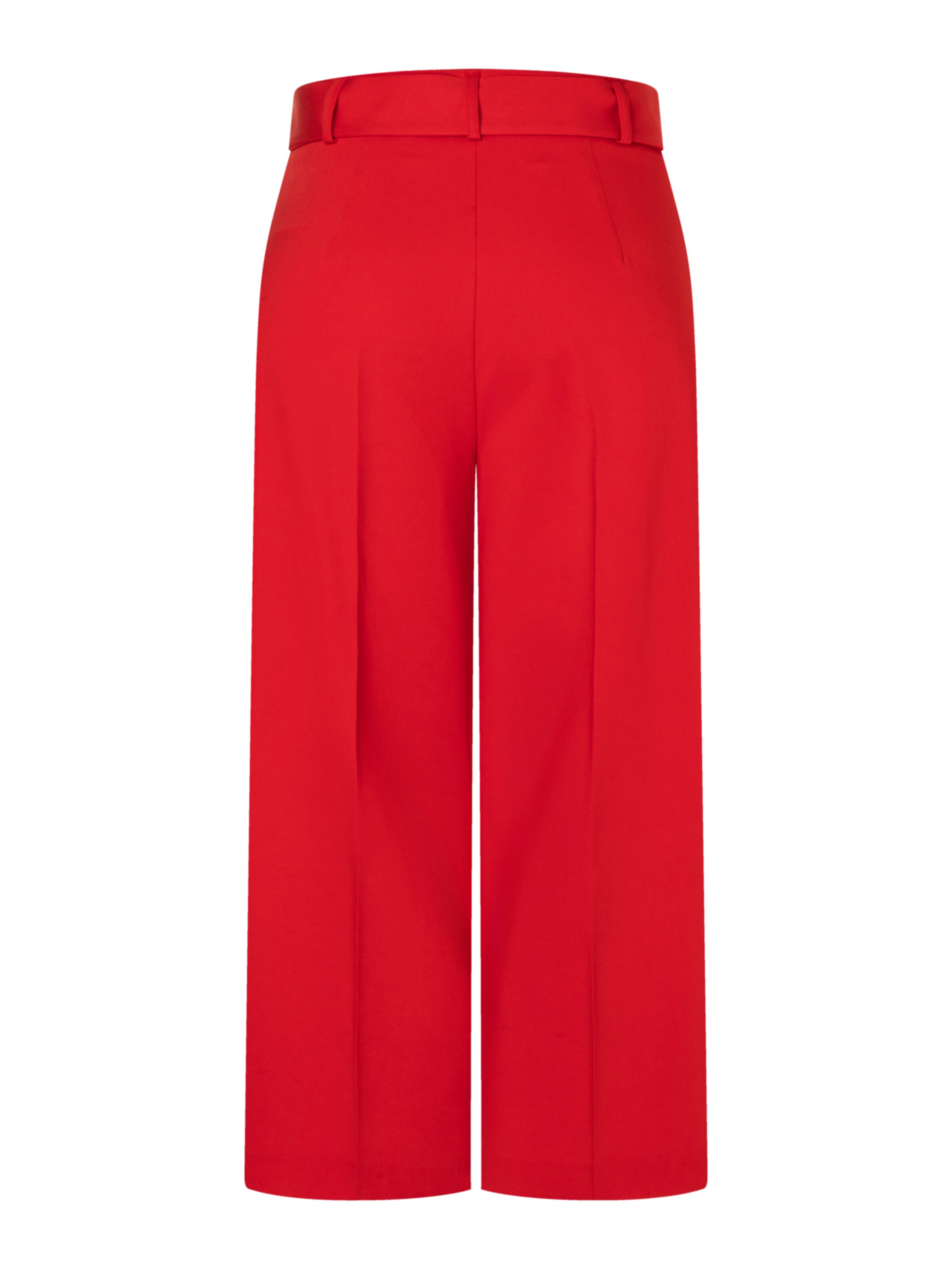 MORE & MORE Flared Pleated Pants in Red