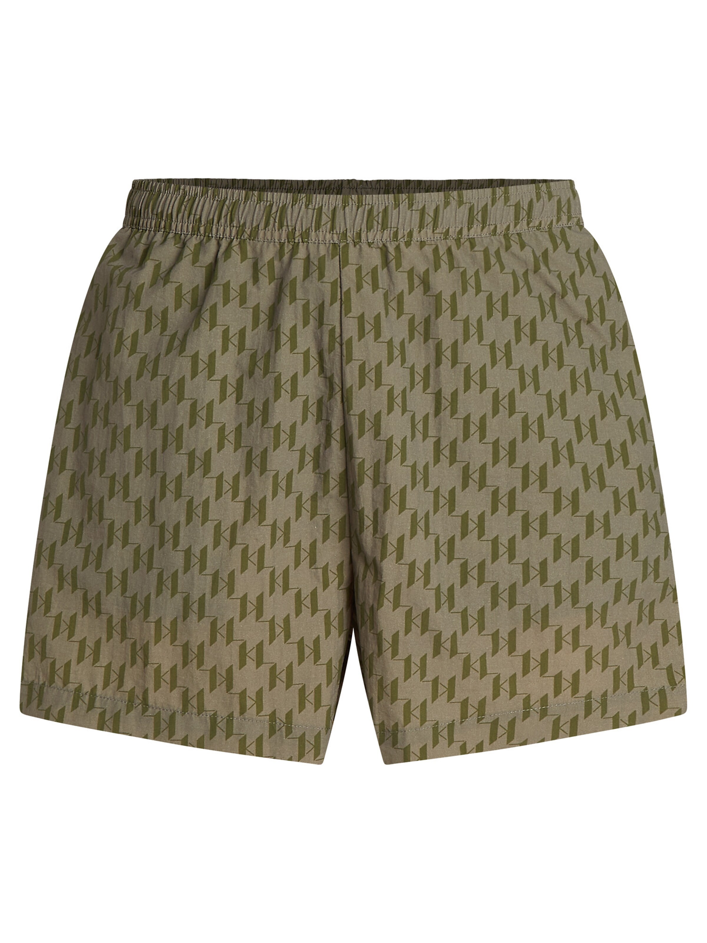 Karl Lagerfeld Ujumispüksid, värv roheline: eest vaates