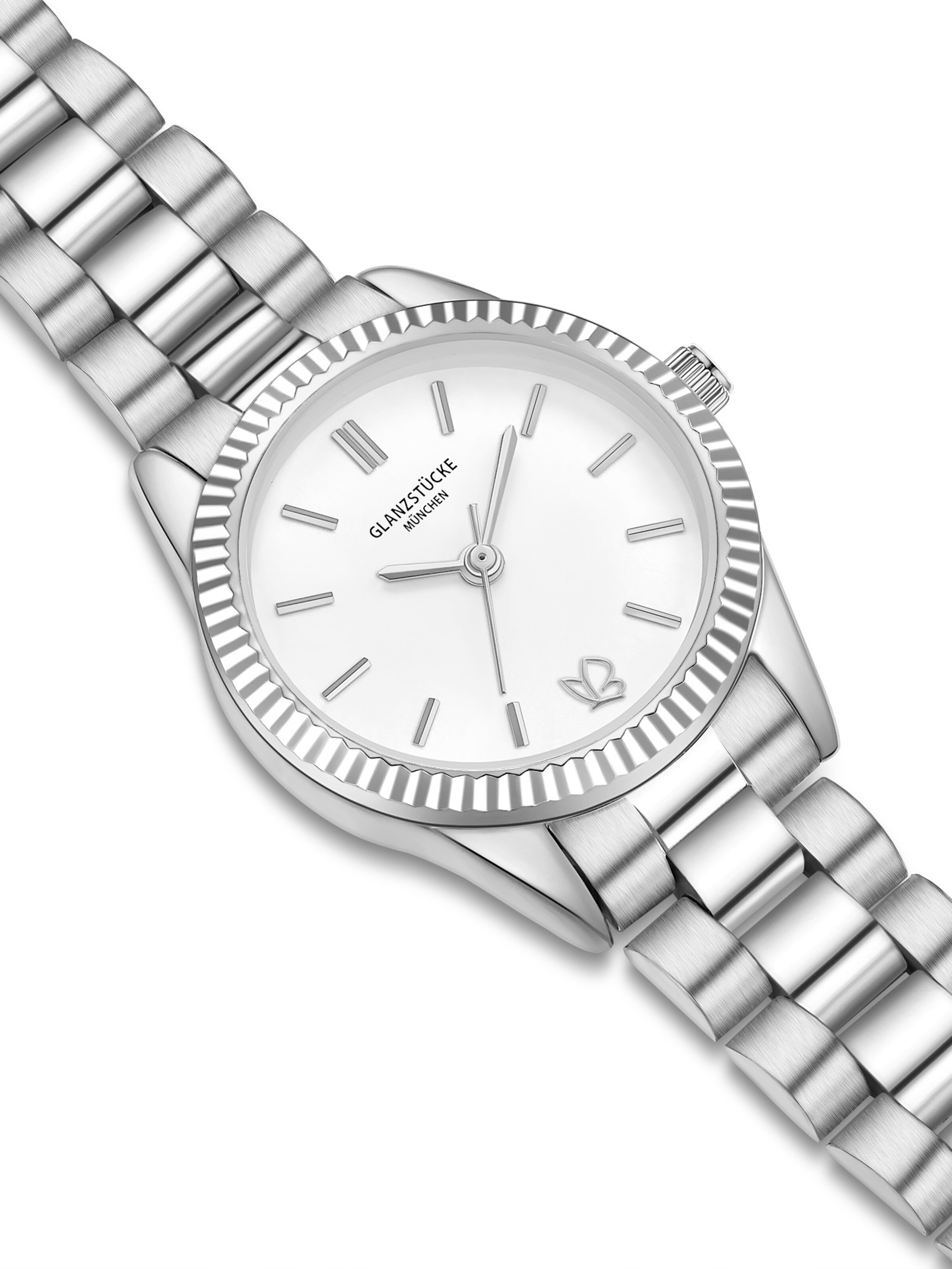 Glanzstücke München - Reloj analógico en plata