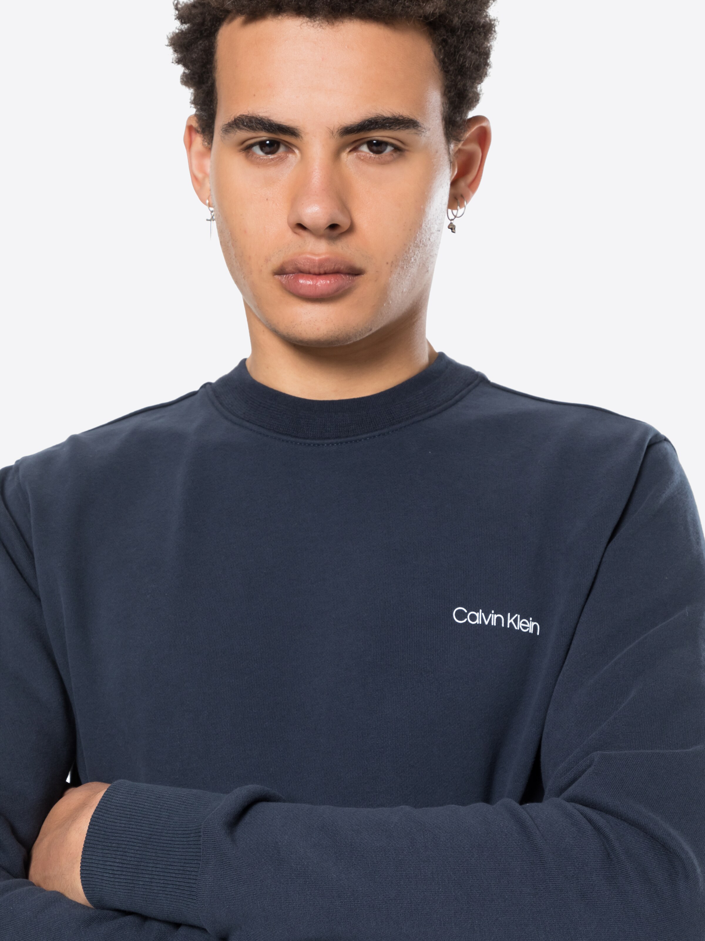 Männer Sweat Calvin Klein Sweatshirt in Navy - FY77296 Männer Sweat Calvin Klein Sweatshirt in Navy - FY77296