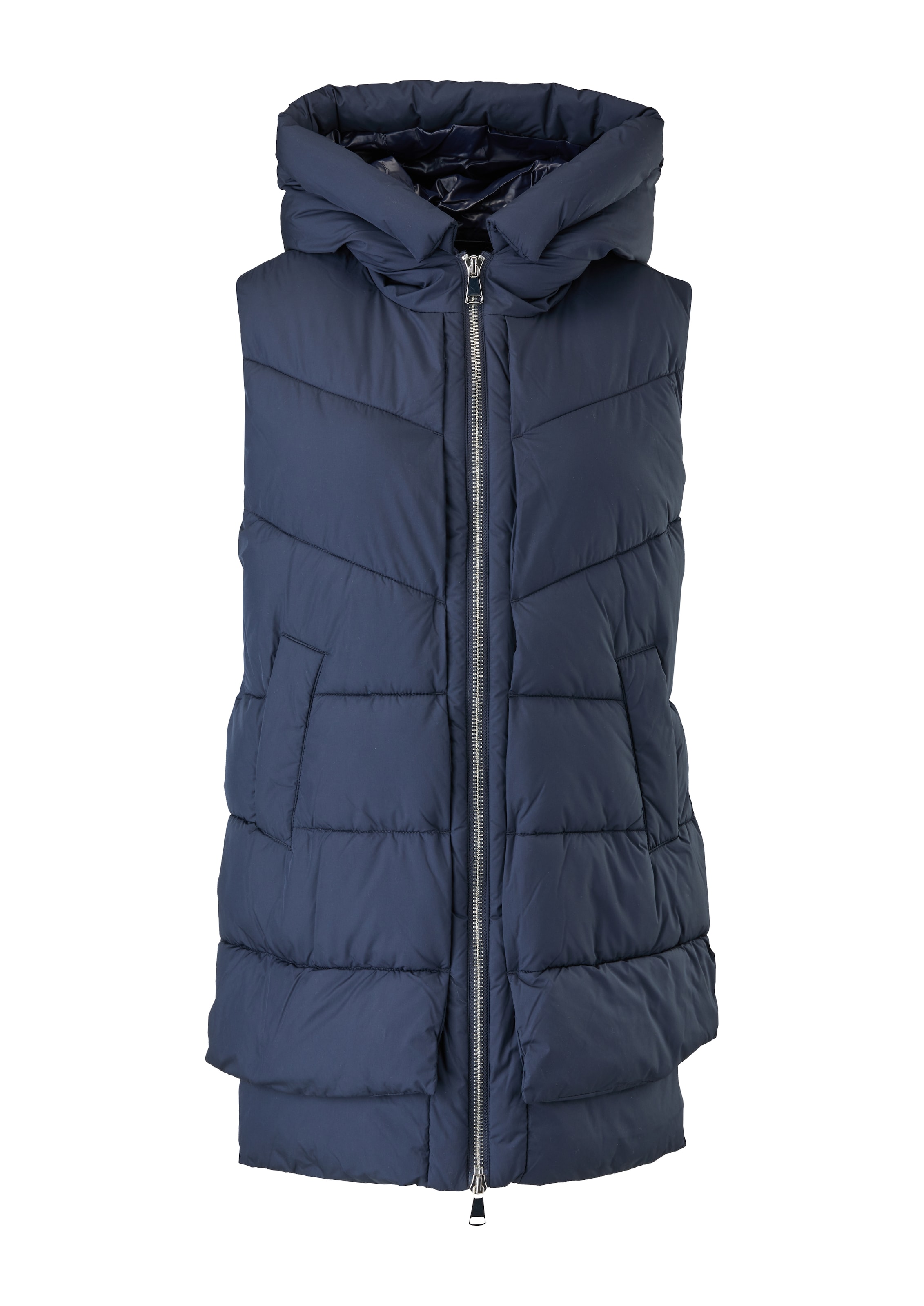 s.Oliver Bodywarmer in Blauw: voorkant