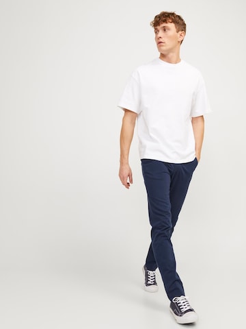 JACK & JONES Slimfit Chino nadrág 'JJIMarco JJBowie' - kék