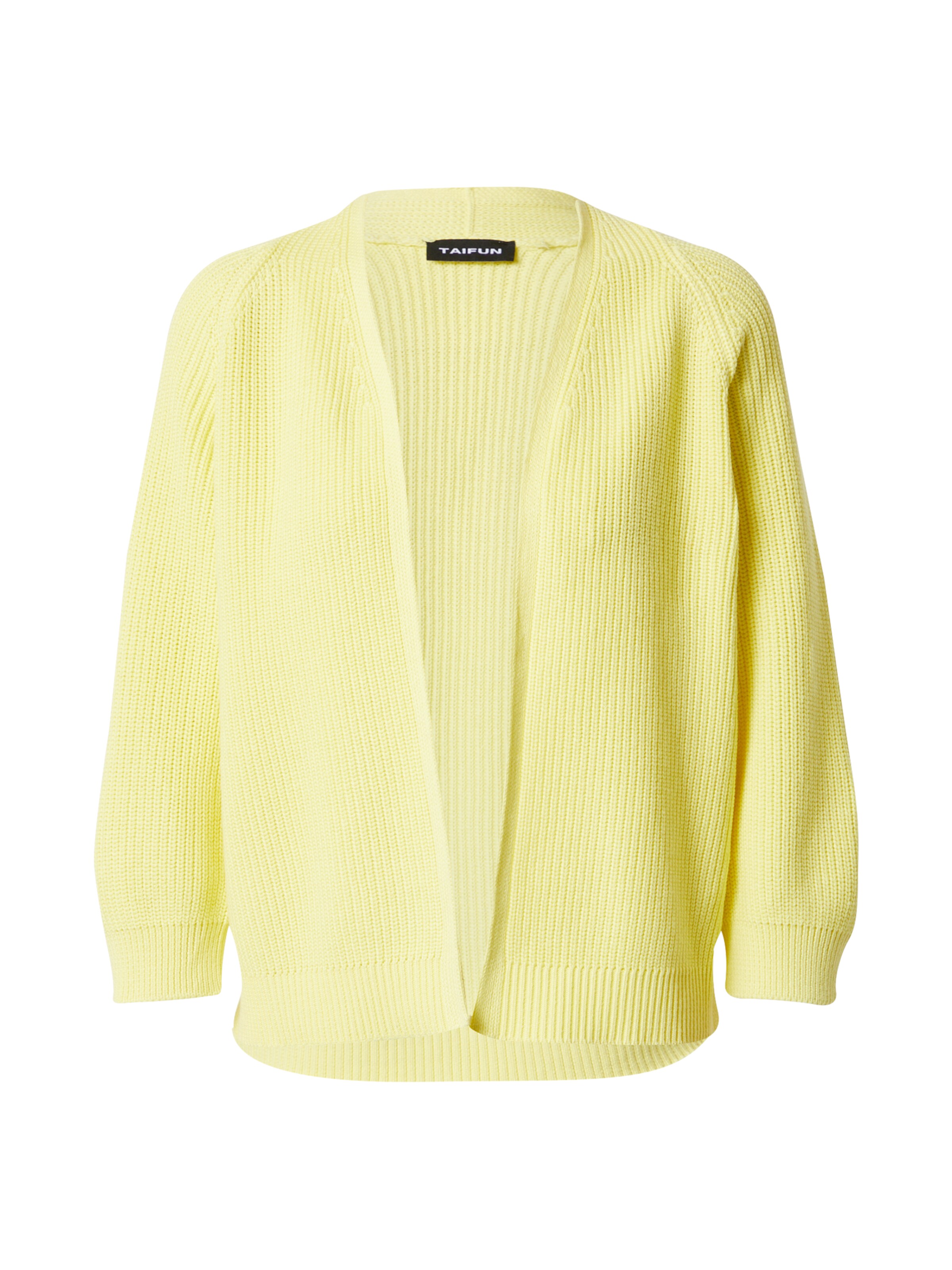 TAIFUN Knit Cardigan in Yellow | ABOUT YOU