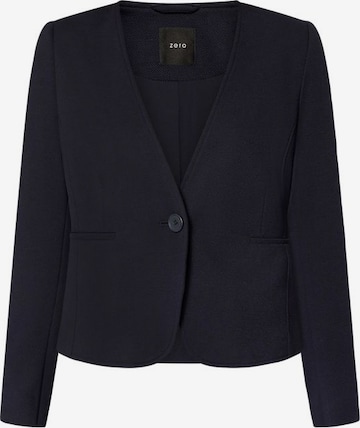 Blazer di zero in blu: frontale
